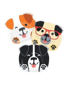 Dog Party Paper Dinner Plates