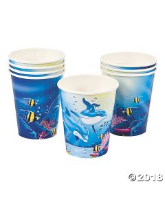Dolphin Paper Cups