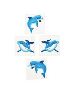 Dolphin Party Tattoos