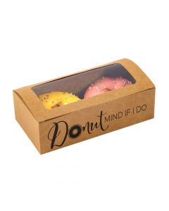 Donut Favor Boxes with Window - 24 Pc.