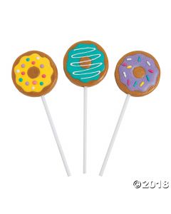 Donut Party Lollipops