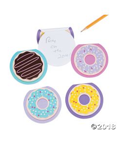 Donut Party Notepads