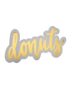 Donuts Sign with Easel