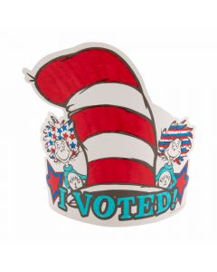 Dr. Seuss™ Color Your Own I Voted Crowns