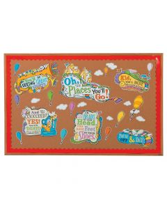 Dr. Seuss Oh the Places You'll Go Bulletin Board Set