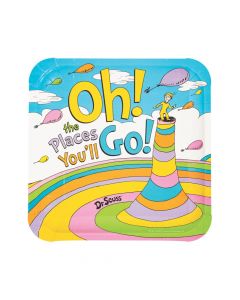 Dr. Seuss™ Oh, the Places You’ll Go Paper Dinner Plates - 8 Ct.