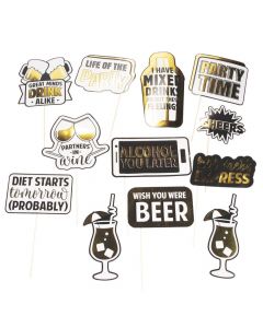 Drinking Party Photo Stick Props