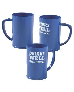 Drinks Well with Others Beer Mugs