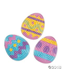 Dyed Easter Egg Maze Puzzles