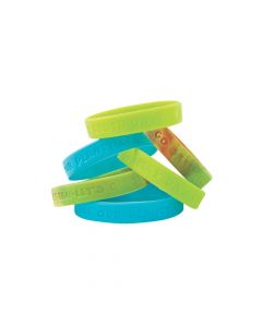 Earth Day Recycle Rubber Bracelets