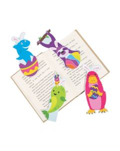 Easter Animal-Shaped Bookmarks