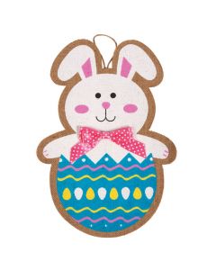 Easter Bunny Burlap Sign