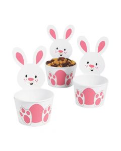 Easter Bunny-Shaped Snack Cups