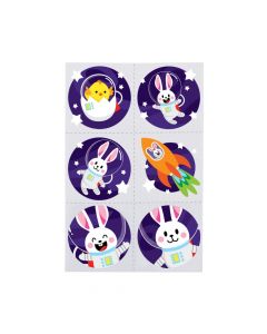 Easter Bunny Space Tattoos – 72 Pc.