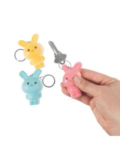 Easter Bunny Squishy Keychains