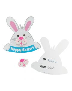 Easter Bunny Teeth Erasers with Card