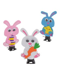 Easter Bunny Wind-Up Toy Craft Kit