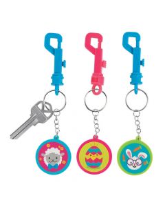 Easter Character Backpack Clip Keychains