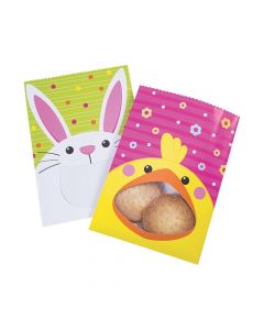 Easter Chick and Bunny Treat Bags with Window