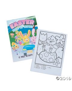 Easter Color by Number Activity Books