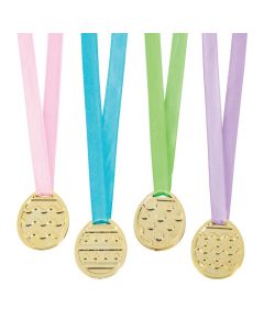 Easter Egg-Shaped Award Medals