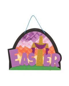 Easter He Has Risen Tissue Paper Sign Craft Kit