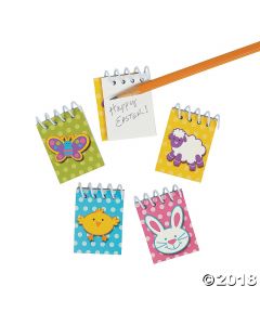 Easter Mini Spiral Notepads