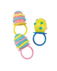 Egg-Shaped Ring Lollipops