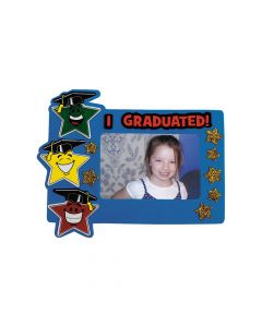 Elementary Graduation Star Picture Frame Magnet Craft Kit