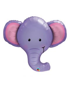 Elephant-Shaped 39" Mylar Balloon