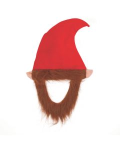 Elf Hat with Ears, Hair and Beard