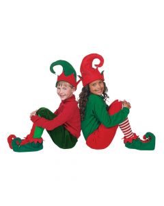 Elf Shoes & Hat Costume Set