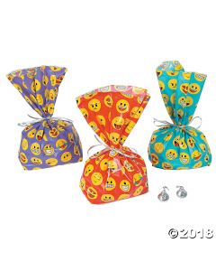 Emoji Cellophane Bags