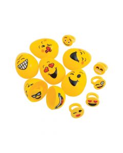 Emoji Ring-Filled Easter Eggs