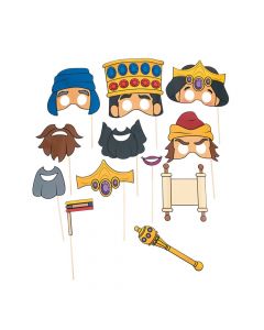 Esther Bible Story Photo Stick Props