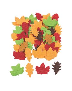 Fall Leaves Self-Adhesive Shapes