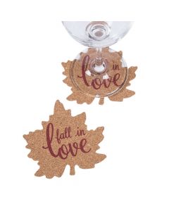 Fall Wedding Leaf Cork Coasters