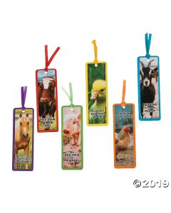 Farm Animal Bookmarks
