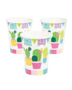 Fiesta Baby Cactus Paper Cups