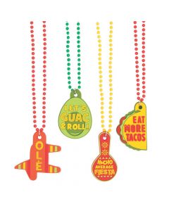 Fiesta Bead Necklaces with Sayings