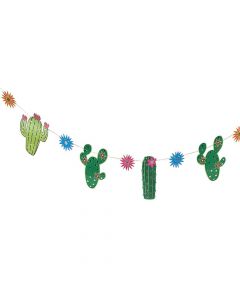 Fiesta Cactus Flower Garland