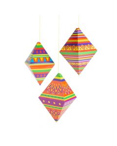 Fiesta Diamond Hanging Decorations