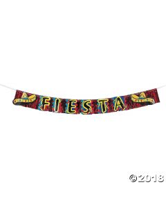 Fiesta Fringe Foil Banner