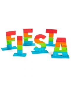 Fiesta Fringe Tabletop Letters