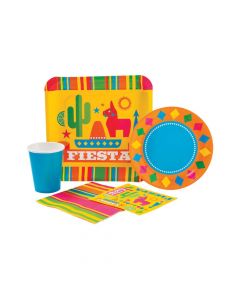 Fiesta Party Tableware Pack for 48