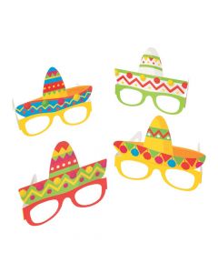 Fiesta Sombrero Party Glasses