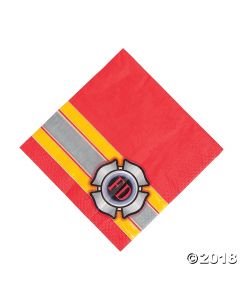 Firefighter Party Luncheon Napkins