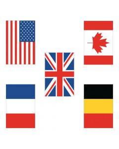Flags of All Nations Cutouts