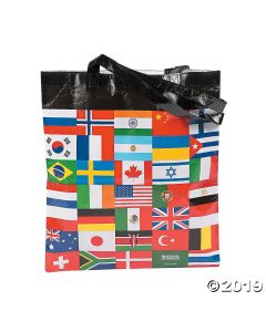 Flags of All Nations Tote Bags