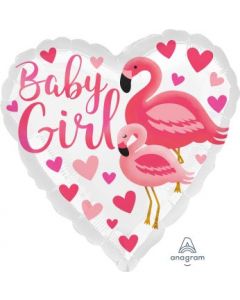 Flamingo Baby Girl Balloon